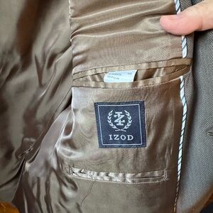 Pristine condition; light brown velvet like material. Very classic and classy!